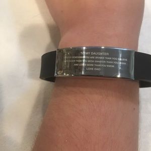 To My Daughter Love Dad Bracelet